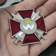 Ukrainian Bogdan Medal Replica Classic Cross Metal Badge DIY Clothing Decor Pin picture