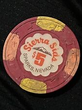 Sierra Sid's Casino Sparks NV $5 Chip 1983 picture