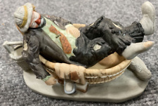 Flambro Emmett Kelly Signature Collection Clown in Tub Figurine 9966 Autographed picture