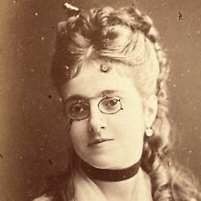 Antique CDV Photograph Beautiful Young Woman Italian Opera Singer Adelina Patti picture