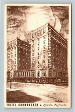 Lincoln NE-Nebraska, Hotel Cornhusker Vintage Souvenir Postcard picture