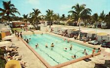 Swimming Pool, The Rancher - North Miami, Florida - Vintage Postcard picture
