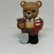Homco Vintage Papa Bear with Shovel Figurine Ceramic 3