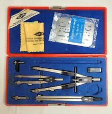 Vintage Alvin Maverick 896 E Bow Compass Precision Drawing Set Drafting Tools picture