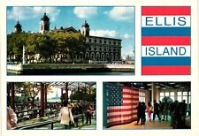 Vintage Postcard 4x6- ELLIS ISLAND IMMIGRATION MUSEUM, MAIN ENTRANCE, PEOPLING O picture