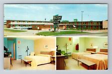Detroit MI-Michigan, Hilltop Motel Advertising, Vintage Postcard picture