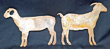 Metal Buck and Nanny Goat cut-outs 10