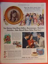 1942 MAXWELL HOUSE COFFEE Some Fancy Brands  vintage print ad picture