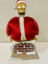 The Simpsons Christmas Santa Homer Stuck In Chimney Animated Talking Works picture