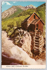 Lost Horse Mill, Colorado Rockies, Crystal CO Colorado Ghost Town 4x6 Postcard picture