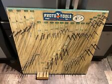 Vintage Challenger By Proto Tool Display Board Panel No. 138-R Screwdrivers picture