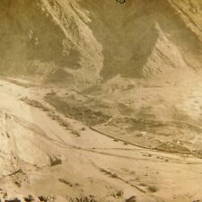 c.1900s Glass Plate Negative Desert Road Drive Middle East  3-1/4x4 picture