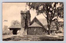 Greenwich CT-Connecticut, First Presbyterian Church, Vintage Postcard picture