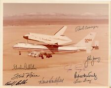 Astronaut Archives offers  John Young & 7 other  Shuttle astros signed glossy picture
