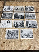 LOT of 11 1926 Interstate News Service History Cards - Colonial Time Frame picture