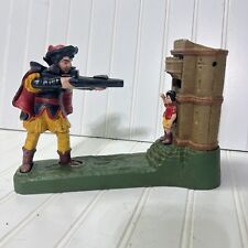 William Tell & Apple Shooting Cast Iron Mechanical Bank Reproduction picture
