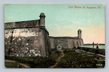 Florida FL St Augustine Fort Marion Postcard picture