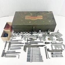 Vintage Carter Carburetor Metal Tool Box W/ Tools Carburetor & Snap On Tools picture