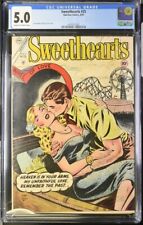 SWEETHEARTS #25 CGC 5.0 (VG/FN) CLASSIC WINIK & OSRIN GGA COVER 1954 CHARLTON picture