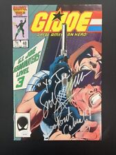 G.I. Joe Marvel Comic #48 Autographed SGT Slaughter Dual Inscribed JSA COA picture