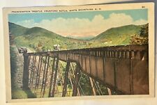 FRANKENSTEIN TRESTLE, CRAWFORD NOTCH, White Mountains New Hampshire Postcard. NH picture