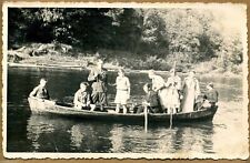 Latvia 1930's Unknown Scouts in Boat Postcard picture