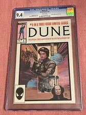 Dune #1 CGC 9.4 White Pages, Movie Adaptation Part 1, Marvel picture