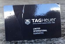 TAG Heuer Limited International Guarantee Card Heritage Calibre 18 CAR221A  / picture