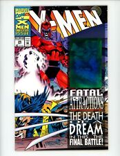 X-Men #25 Comic Book 1993 VF/NM Newsstand Marvel Partial Blue Error Card picture