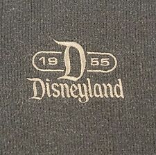 Disney Parks Original Disneyland 1955 Mens L Sweatshirt 1/4 Zip Sweatshirt Blue picture