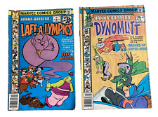 Hanna-Barbera's Laff-A-Lympics & Dynomutt Marvel 1978 Comics, Rare 2-comic Lot picture