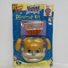 Vintage Nickelodeon Rugrats Angelica Mask Costume Dress Up Kit RARE 1999 Viacom picture