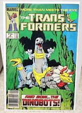 Transformers #8 (1985) VG+ 4.5 - Newsstand 1st Dinobots Marvel Comics key picture