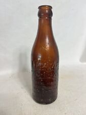 GREENWOOD MISSISSIPPI Amber Coca Cola Bottle Script Straight Side Circa 1905 jug picture