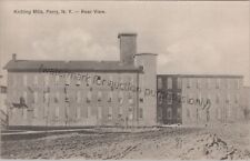 Perry, NY: Knitting Mills, Rear View - Clinton County, New York Postcard picture