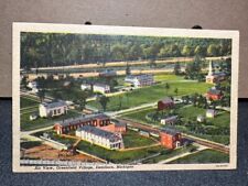 Air View, Greenfield Village, Dearborn, Michigan, 1941 USA Unposted Postcard picture