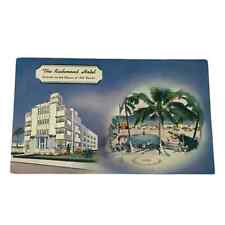 Postcard The Richmond Hotel Miami Beach Florida Advertising Card Vintage B145 picture