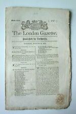 THE LONDON GAZETTE TUESDAY AUGUST 30, 1814, ISSUE 16930 (PAGES 1757-1764) picture