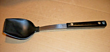 Vintage EKCO Flint Nylon/Plastic Serving Spoon With A Black Plastic Handle picture