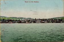 1907 Nyack on the Hudson Shoreline Water View NY Postcard C14 picture