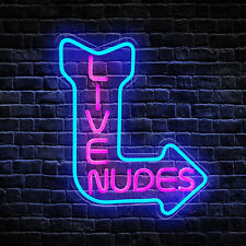 LIVE NUDES Silicone Neon Sign Light LED Beer Sign Bar Decoration 16