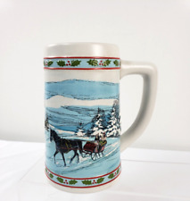 Vintage Miller High Life Beer Christmas Holiday Stein Mug Limited Edition Brazil picture