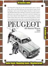 METAL SIGN - 1960 Peugeot 403 Station Wagon - 10x14 Inches picture