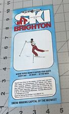 Vintage Travel Brochure, Mt. Brighton, Michigan, 1981-1982 picture