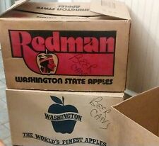 Vintage Washington State Apple Boxes Set Of 3 