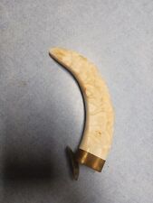 Carved Warthog Tusk Made In Zimbabwe picture