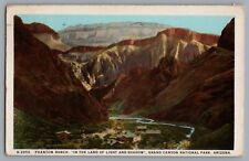 Phantom Ranch Grand Canyon Natl Park Fred Harvey 1924 White Border A173 picture