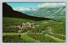 Banff-Alberta, Banff Springs Hotel, Advertising, Antique Vintage Postcard picture