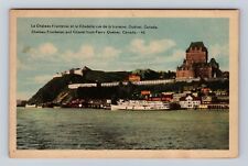Quebec City-Canada, Chateau Frontenac and Citadel, Antique Vintage Postcard picture