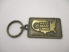 Red Man Land Chewing Tobacco Keychain United States LOGO Vintage picture